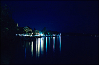 Überlingen Hafen Nacht